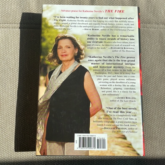 The Fire - Katherine Neville. Hardcover. Thriller. Fiction. Sequel to The Eight. - Picture 2 of 12